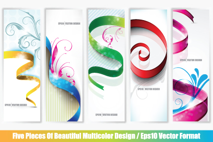 Set of Abstract info Vertical banner vector 03 vertical info banner abstract   