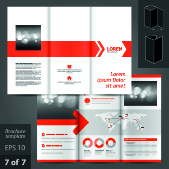 Creative business brochure and booklet design vector 03 Creative business creative business brochure   