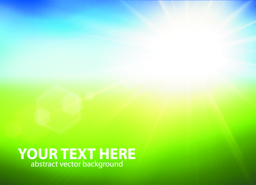 Natural with sun background vector 03 nature natural background vector background   