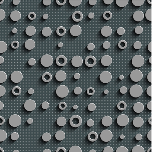 Gray plate perforated vector seamless pattern 12 seamless plate perforated pattern gray   