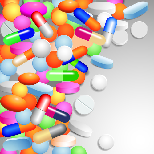 Medical tablets with capsules background vector 02 tablets medical capsules background vector background   