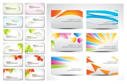 Fashion elegant business cards vector set fashion elegant card business card background   