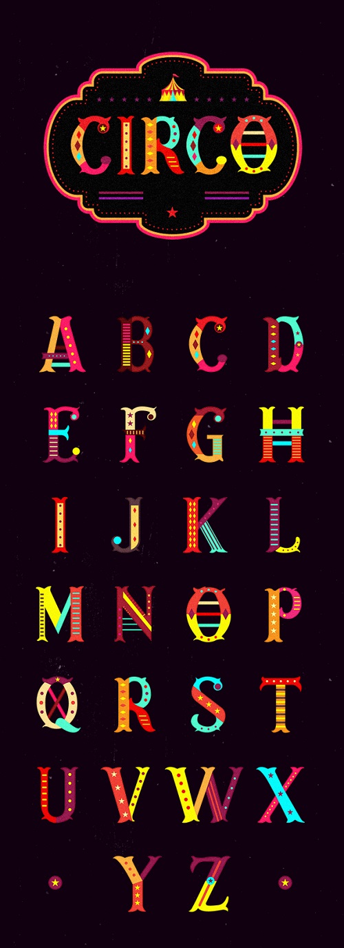 Multicolor shiny alphabet vectors set shiny multicolor alphabet   