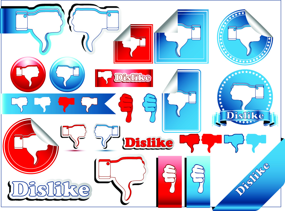 Personality stickers design elements vector 02 sticker personality elements element   