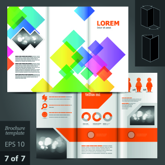 Creative business brochure and booklet design vector 01 Creative business creative business brochure   