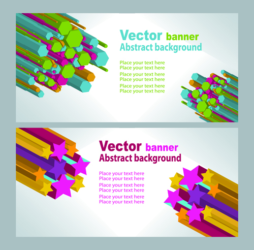 Abstract background banner vector graphics 01 banner abstract   