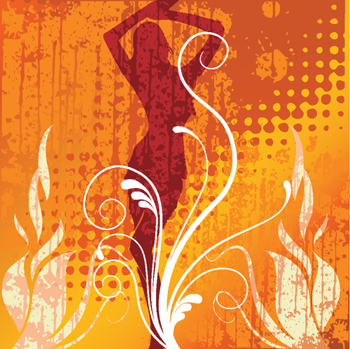 Set of Abstract Fire vector background 01 fire abstract   