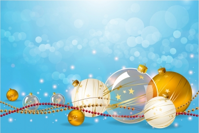 Christmas ball decoration with background vector decoration christmas ball   