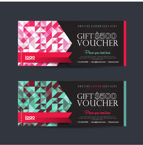 Gift voucher vintage vectors 10 voucher vintage gift   