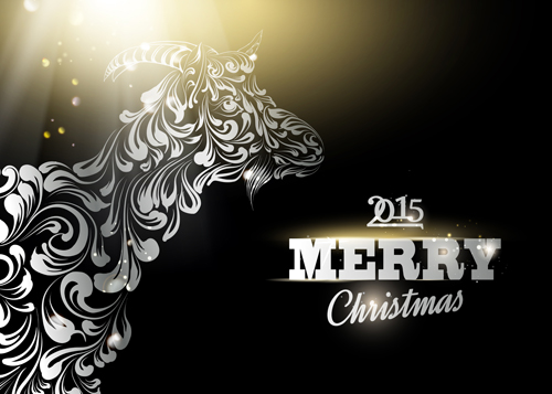 2015 new year for goat creative background vector 03 new year goat creative background 2015   