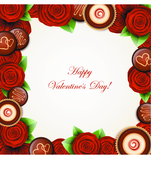 Valentine Day Sweets cards vector 02 Valentine day Valentine sweet cards card   