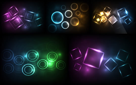 Circular light background art round flare   