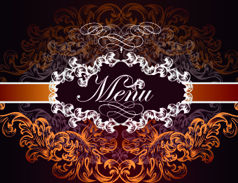 Luxurious Menu backgrounds vector menu luxurious backgrounds background   