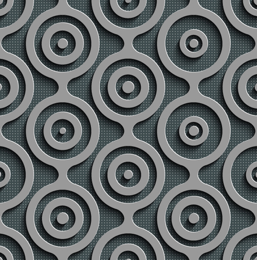 Gray plate perforated vector seamless pattern 17 seamless plate perforated pattern gray   