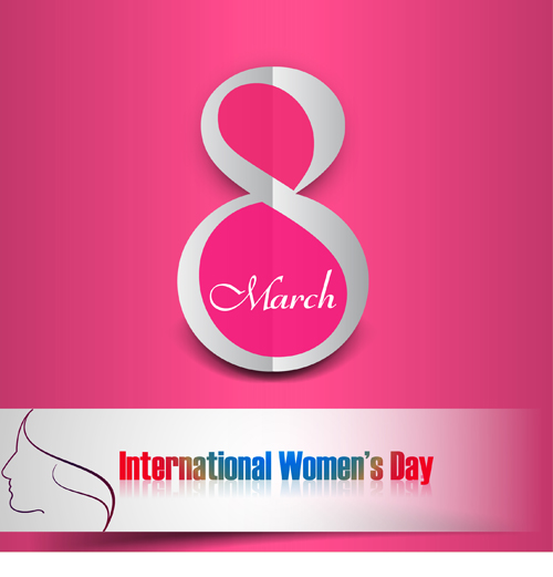 8 March international women day design vector graphics 02 women day women national international 8 March   