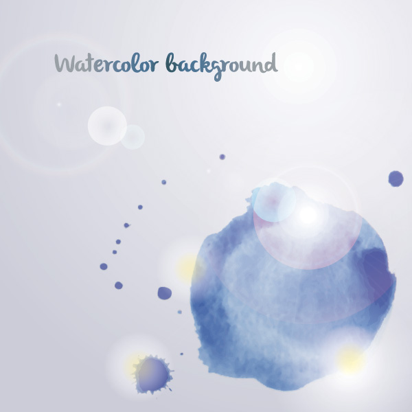 Halation watercolor background art vector watercolor halation background   