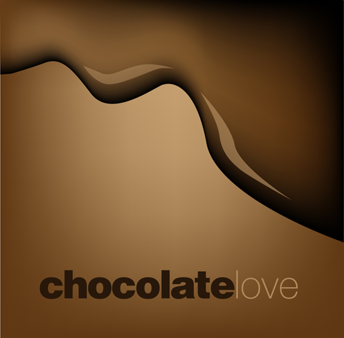 Chocolate cream vector background 01 cream chocolate background   