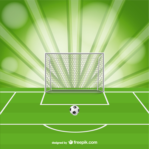 Football field and goal vector goal Football field football   