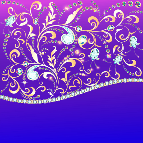 Ornate diamonds art background vector 01 ornate diamonds diamond background   