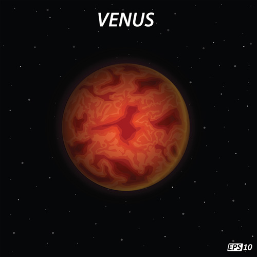 Venus art background vector Venus background   