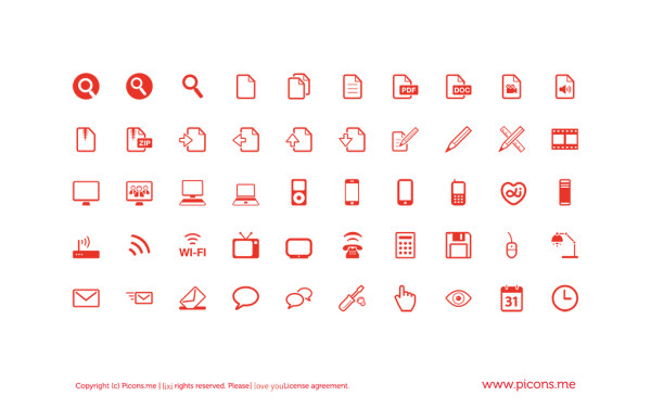 Red outline web icons web icons web icon outline icons icon   