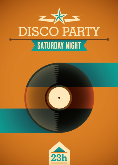 Vintage disco party poster flyer design vector 05 vintage poster party flyer disco Vintage disco party poster flyer design vector 05 vintage poster party flyer disco