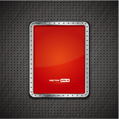 Metal frame and metal background vector graphics 01 vector graphics vector graphic metal background vector background   