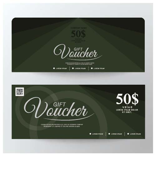 Gift voucher vintage vectors 01 voucher vintage gift   