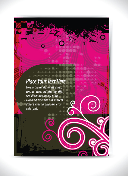 Garbage Flyer cover template vector 04 garbage flyer cover   