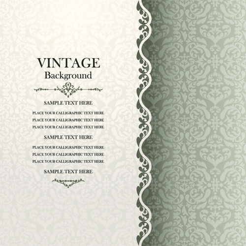 Elegant floral vintage backgrounds vector 01 vintage floral elegant backgrounds background   