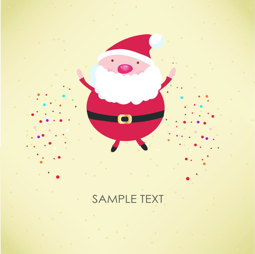 Santa Claus happy christmas vector 02 santa happy Claus christmas   