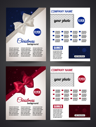 2015 Merry Christmas flyer cover vector design merry christmas flyer cover christmas   