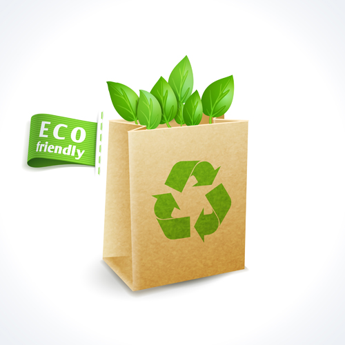 Eco friendly logos creative vector design 01 logos eco friendly creative   