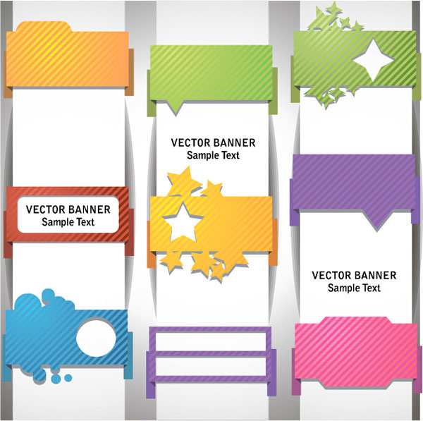 sample text template vector banner template banner   