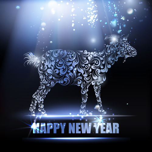 2015 new year for goat creative background vector 01 new year goat Creative background 2015   