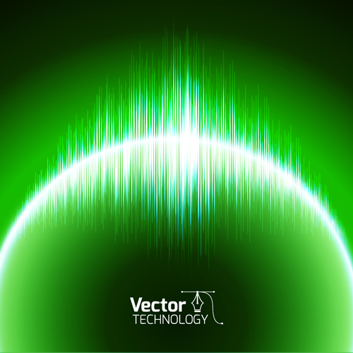 Colored glow tech vector background 02 Vector Background tech glow colored background   