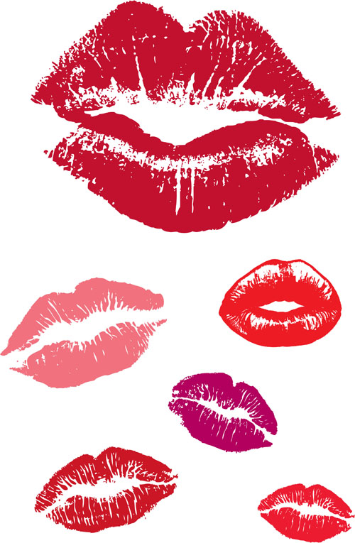 Woman lips vector material 03 woman material lips   