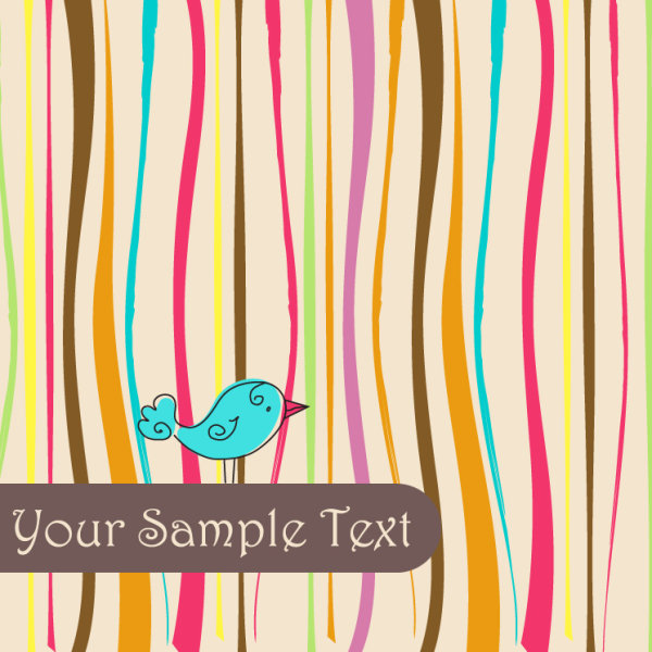 cute Birds background vector 02 cute bird background   