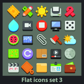 Modern Icons objects vector set 04 objects object modern icons icon   