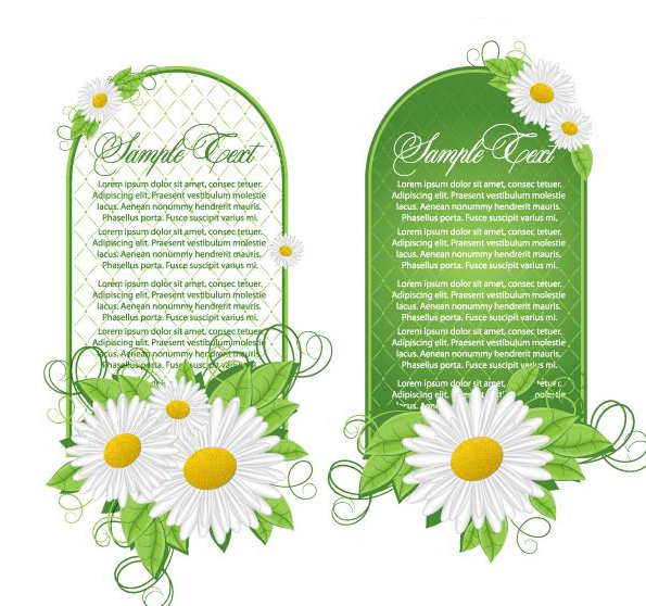 Flowers green decoration vector green flowers decoration   