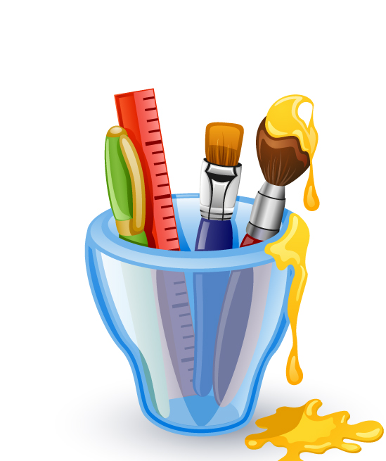 Objects School supplies design vector 03 supplies school objects object   