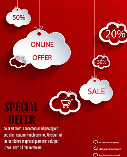 Special offer object design vector special object   
