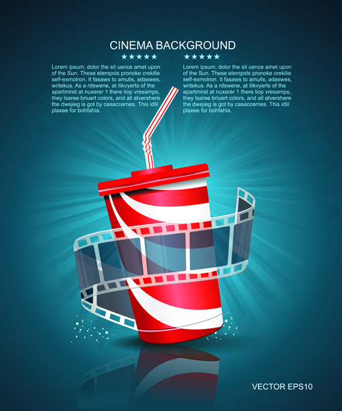 Creative cinema art backgrounds vectors 01 creative cinema backgrounds   