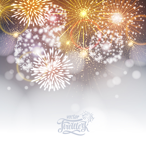 Blurs fireworks background art vector 01 Fireworks blurs background   