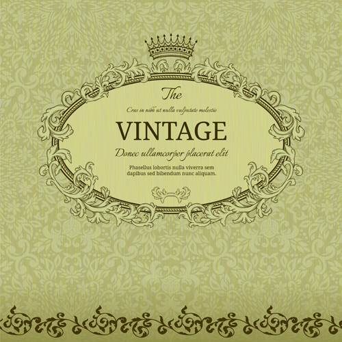 Lace with Vintage vector backgrounds 04 vintage lace   