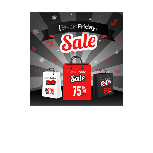 Discount black friday poster vector 04 poster discount Black friday   