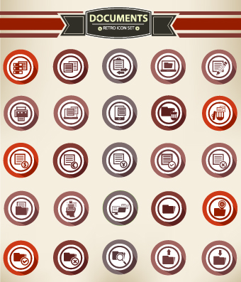 Web icons round vector set 02 web icons round icons icon   