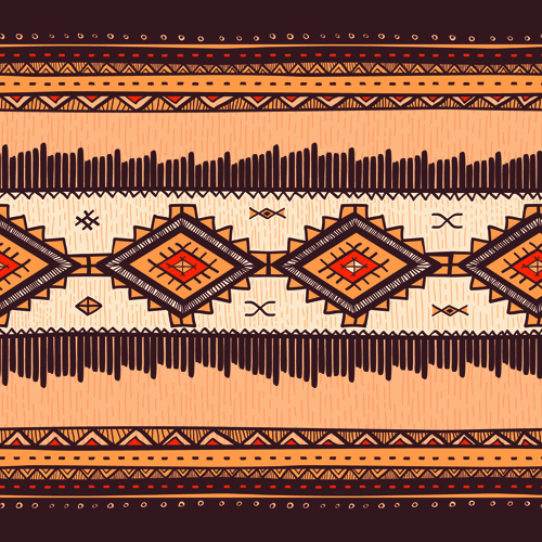 Ethnic style tribal patterns graphics vector 02 tribal patterns pattern ethnic   