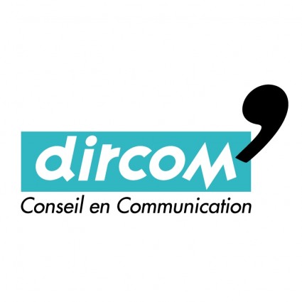 Creative dircom vector logo dircom   