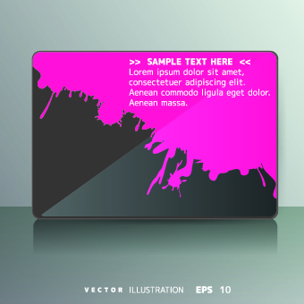 Shiny colored card design vector 01 shiny colored card   